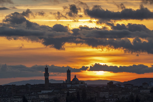 Sunset on Siena