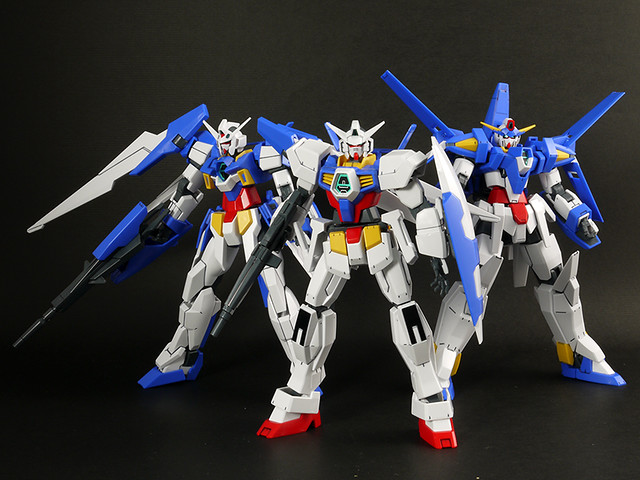 Gundam AGE-1, Gundam AGE-2, Gundam AGE-3
